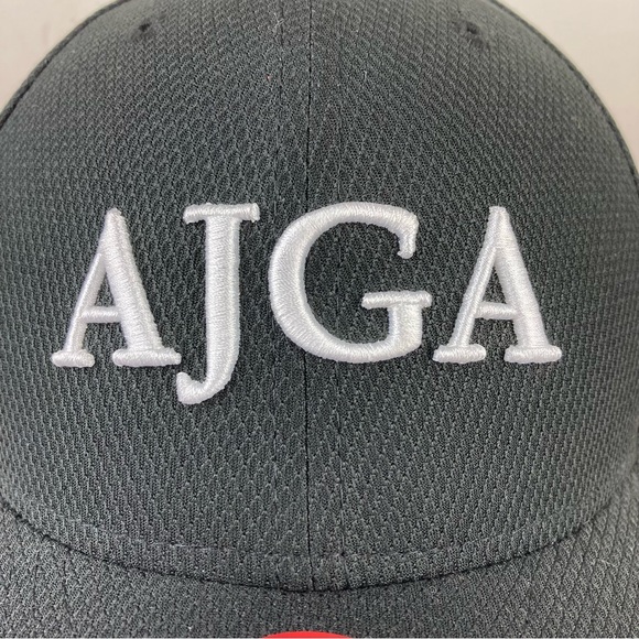 AJGA New Era Snapback Hat Cap Taylormade Golf Adjustable Black White OSFM - Picture 3 of 12